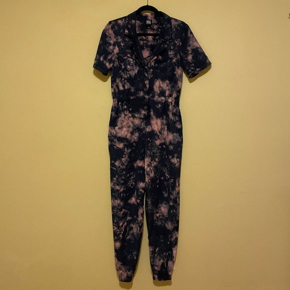 *One of a kind* Urban Outfitters Lucy Collared Button-Front Jumpsuit - Picture 2 of 12